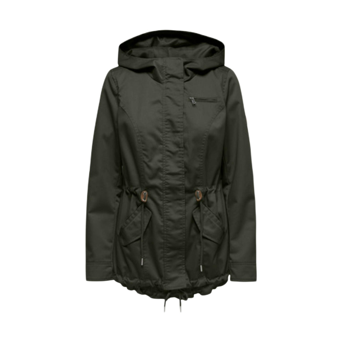 Only women's hooded zip-up jacket