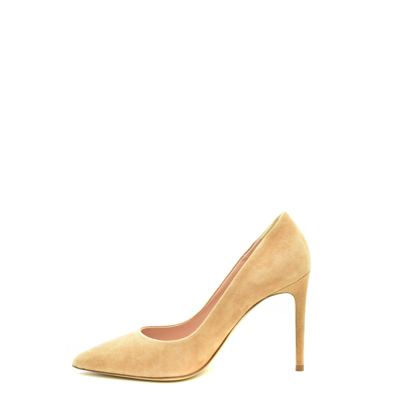 Ninalilou women's suede-effect high-heeled pumps – Beige