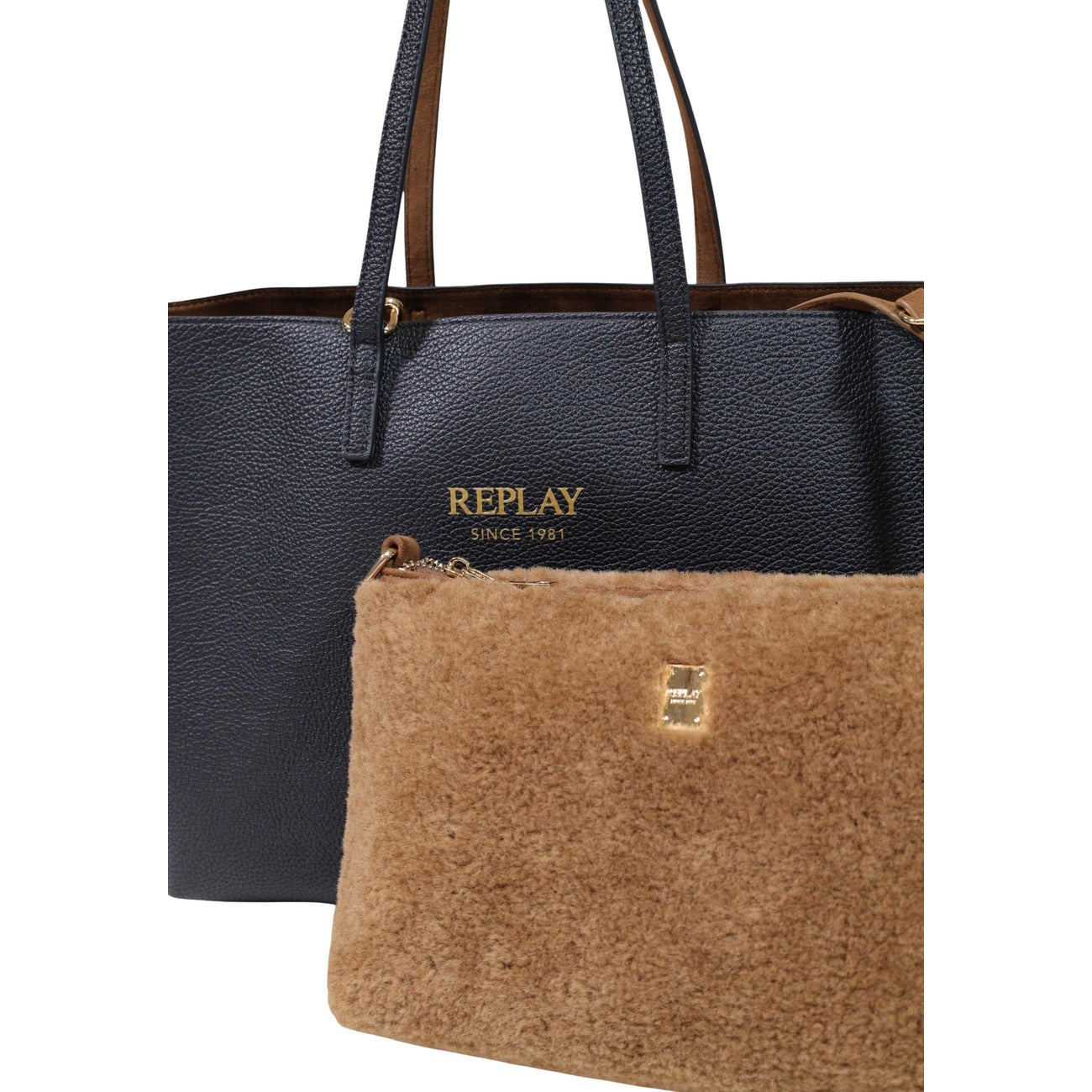 Women's large black Replay bag