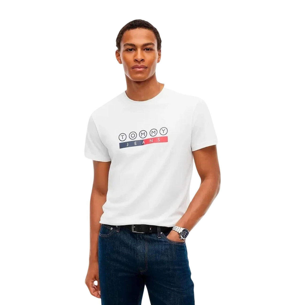 Tommy Hilfiger Jeans Men's White T-shirt