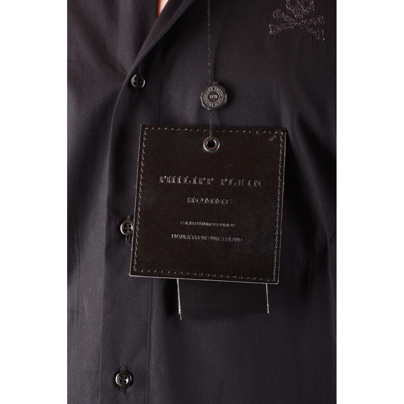Philipp Plein Men's Cotton Shirt – Black