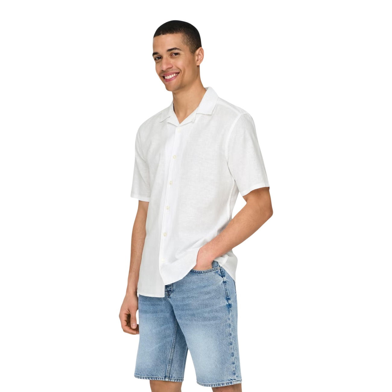 Only & Sons Men's ONSCAIDEN Shirt – Beige
