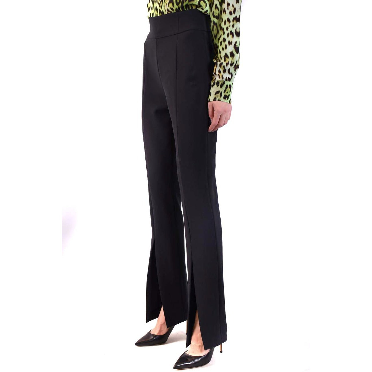 Women's Pinko zipped trousers – Black