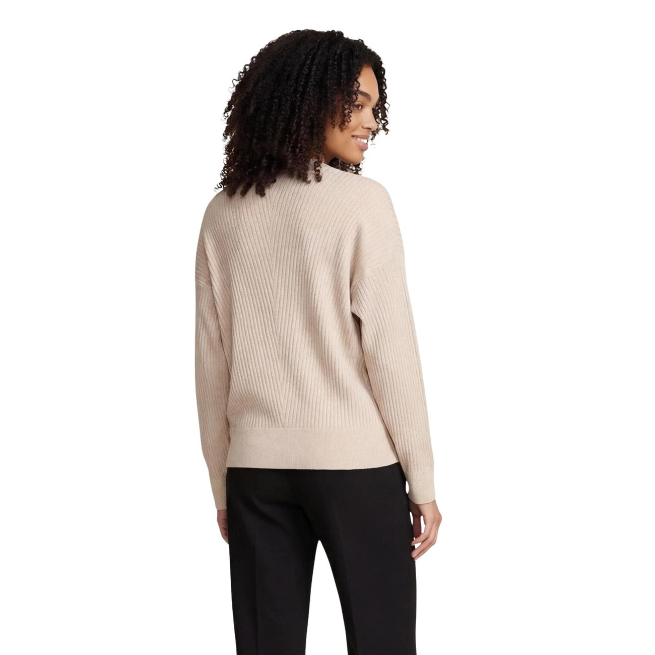 Liu Jo women's V-neck sweater - Beige