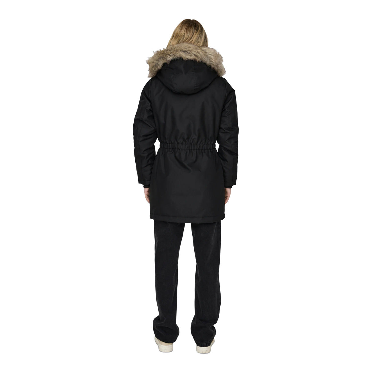Only women's hooded jacket - Black