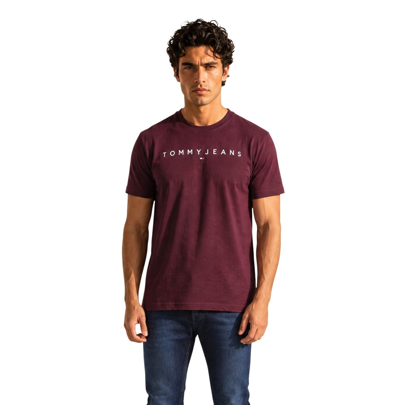 Men's Tommy Jeans Organic Cotton Hoodie – Purple