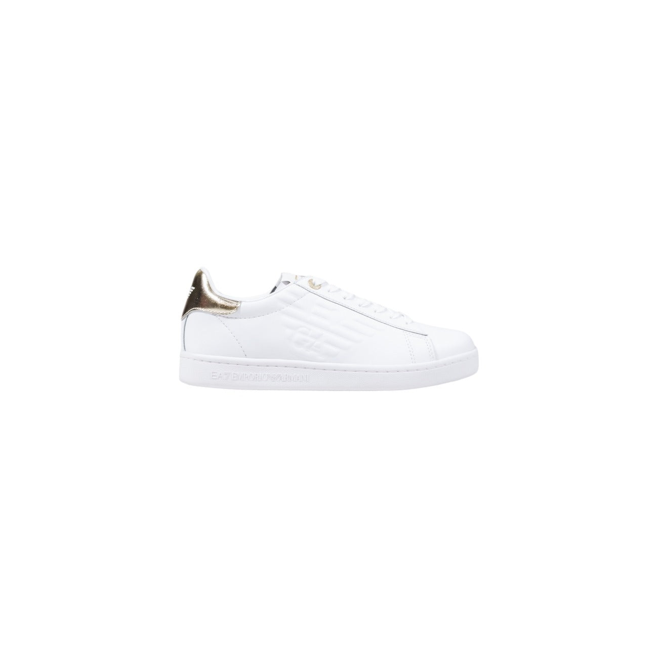 EA7 – Women's Gold Leather Sneakers