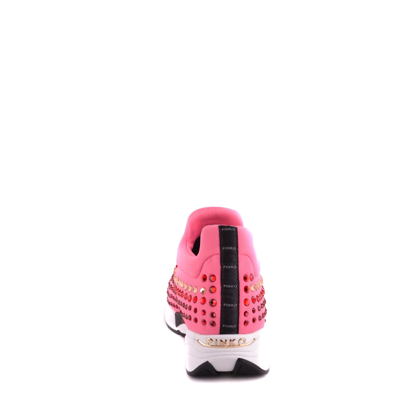 Women's Pinko rhinestone fabric sneakers – Pink