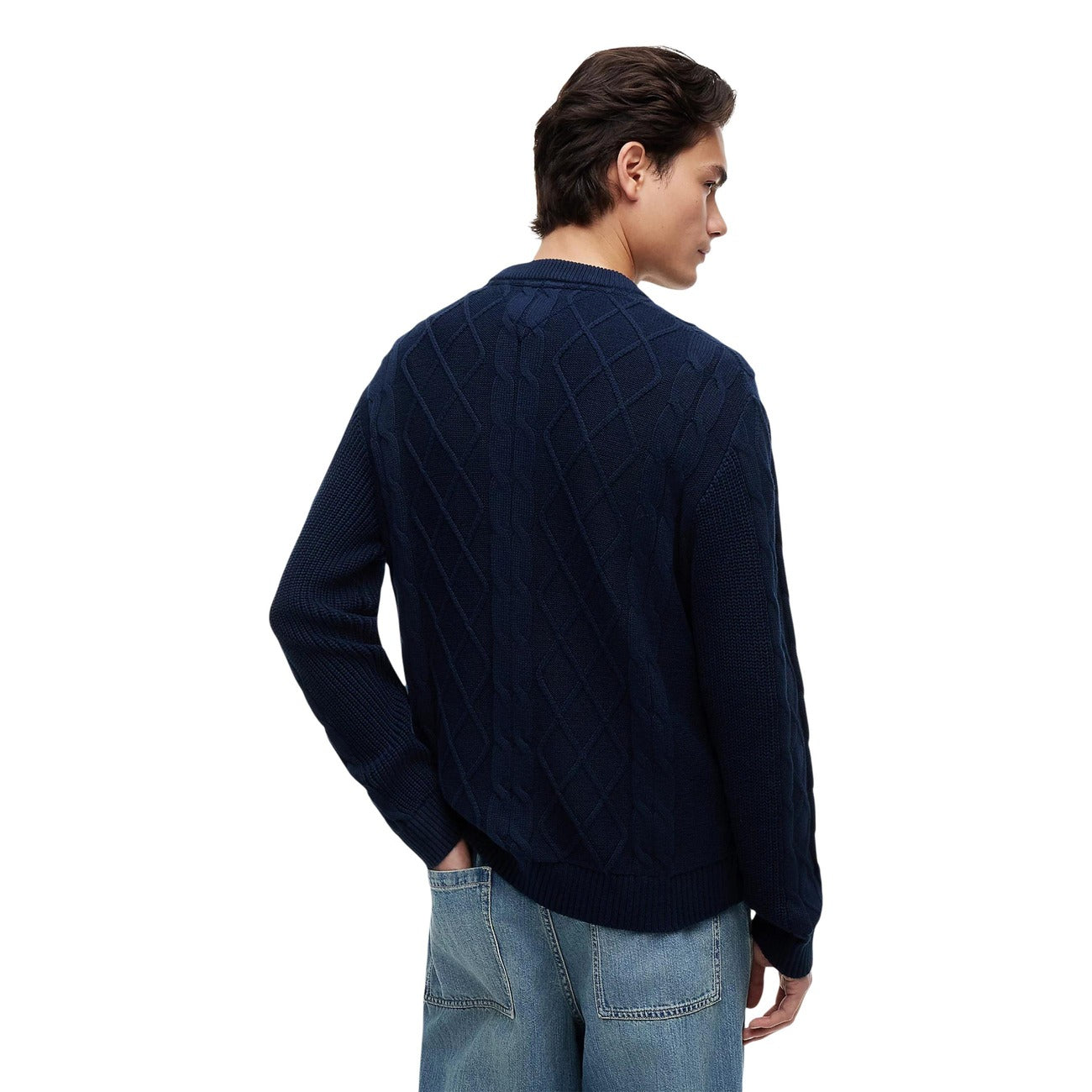 Men's Tommy Jeans Organic Cotton Sweater – Blue