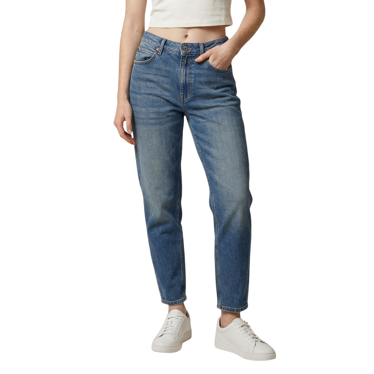 Jean femme Replay en denim stretch – Bleu