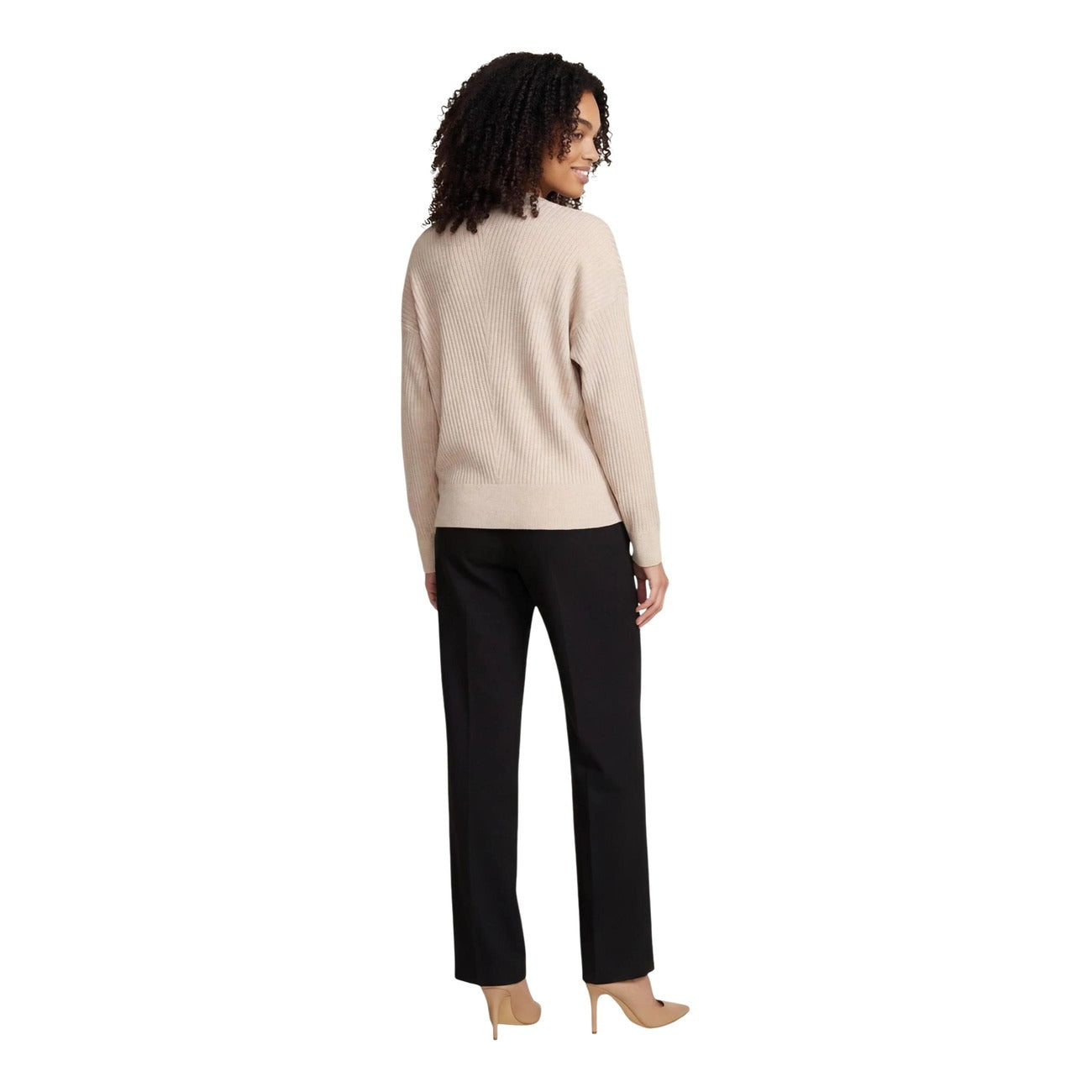 Liu Jo women's V-neck sweater - Beige