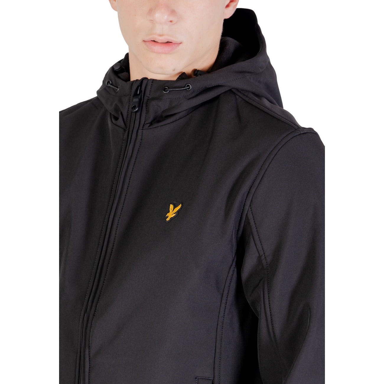 Men's Lyle & Scott Hooded Jacket – Black