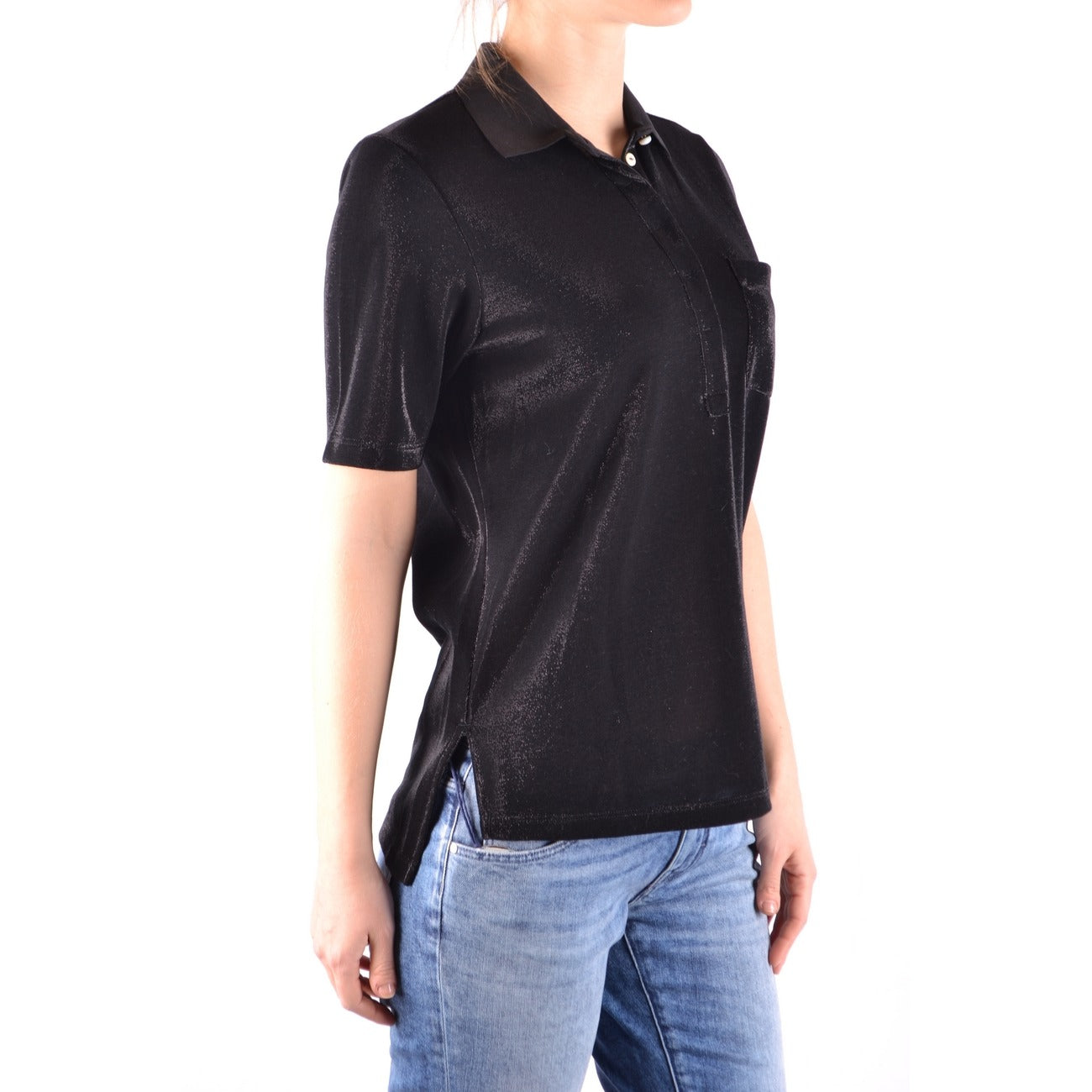 Women's Jacob Cohen polo in cotton blend – Black