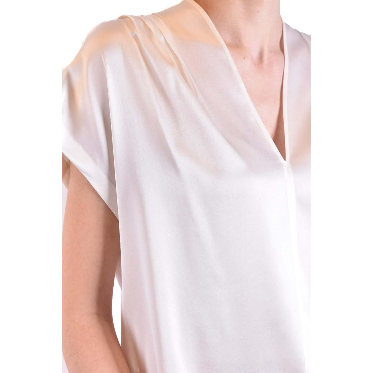 Pinko women's stretch silk blouse – White