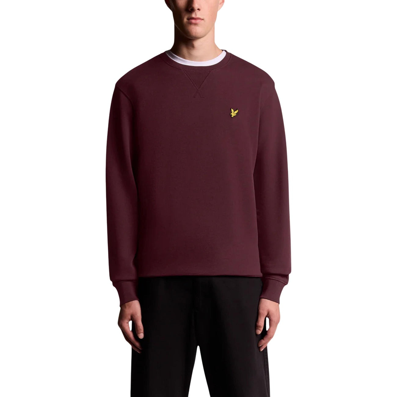 Men's burgundy sweatshirt Lyle & Scott