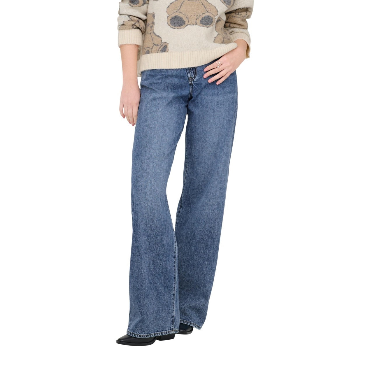Only women's cotton jeans - Blue