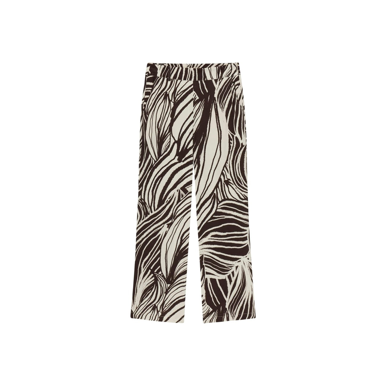 Women's Guess Flowy Viscose Trousers - Brown