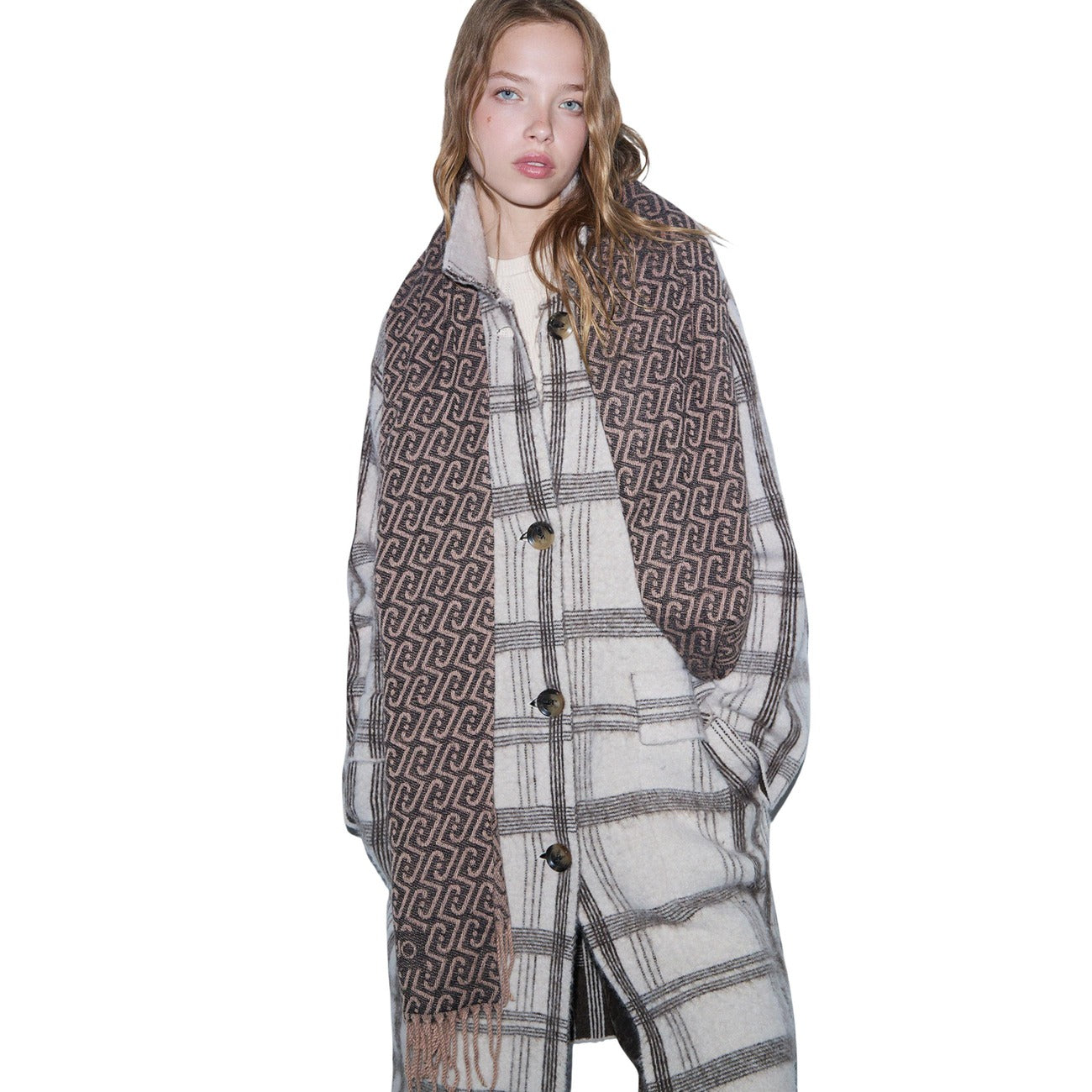 Women's Scarf Liu Jo – Grey and Black