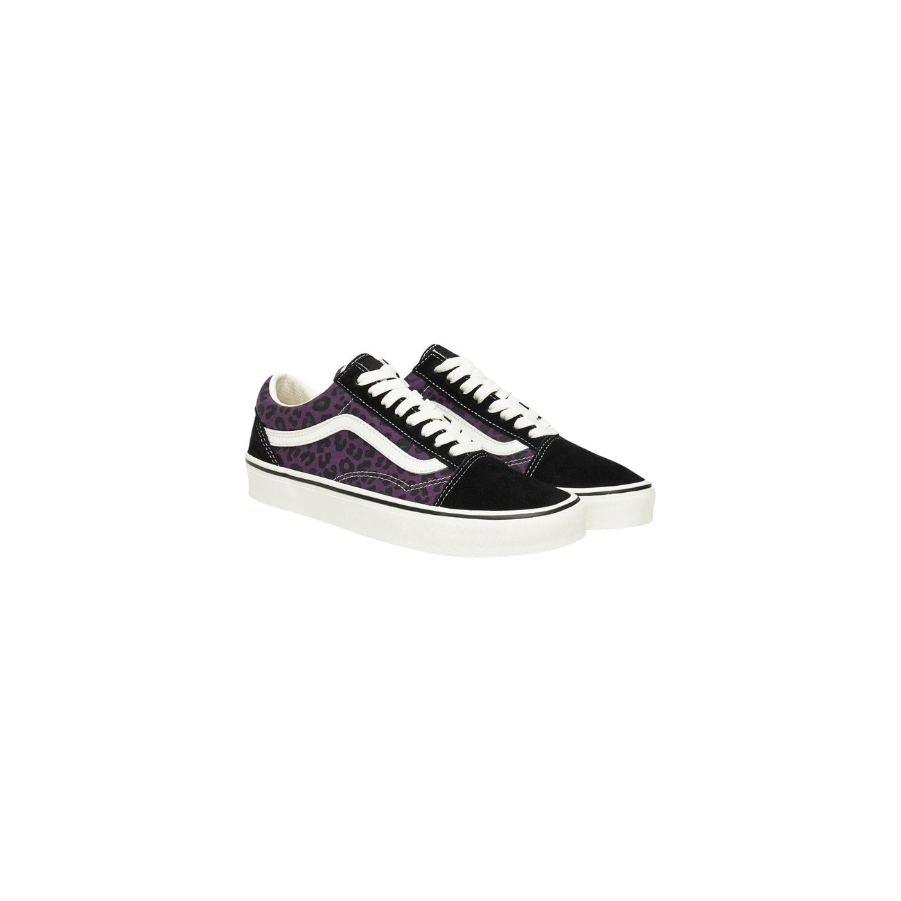 Men's Vans Sneakers – OLD SKOOL LEOPARD/PURPLE – Black