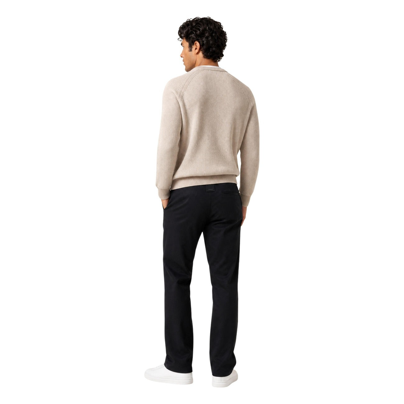 Guess Men's REGULAR LEG DIAGONAL Pants – Black