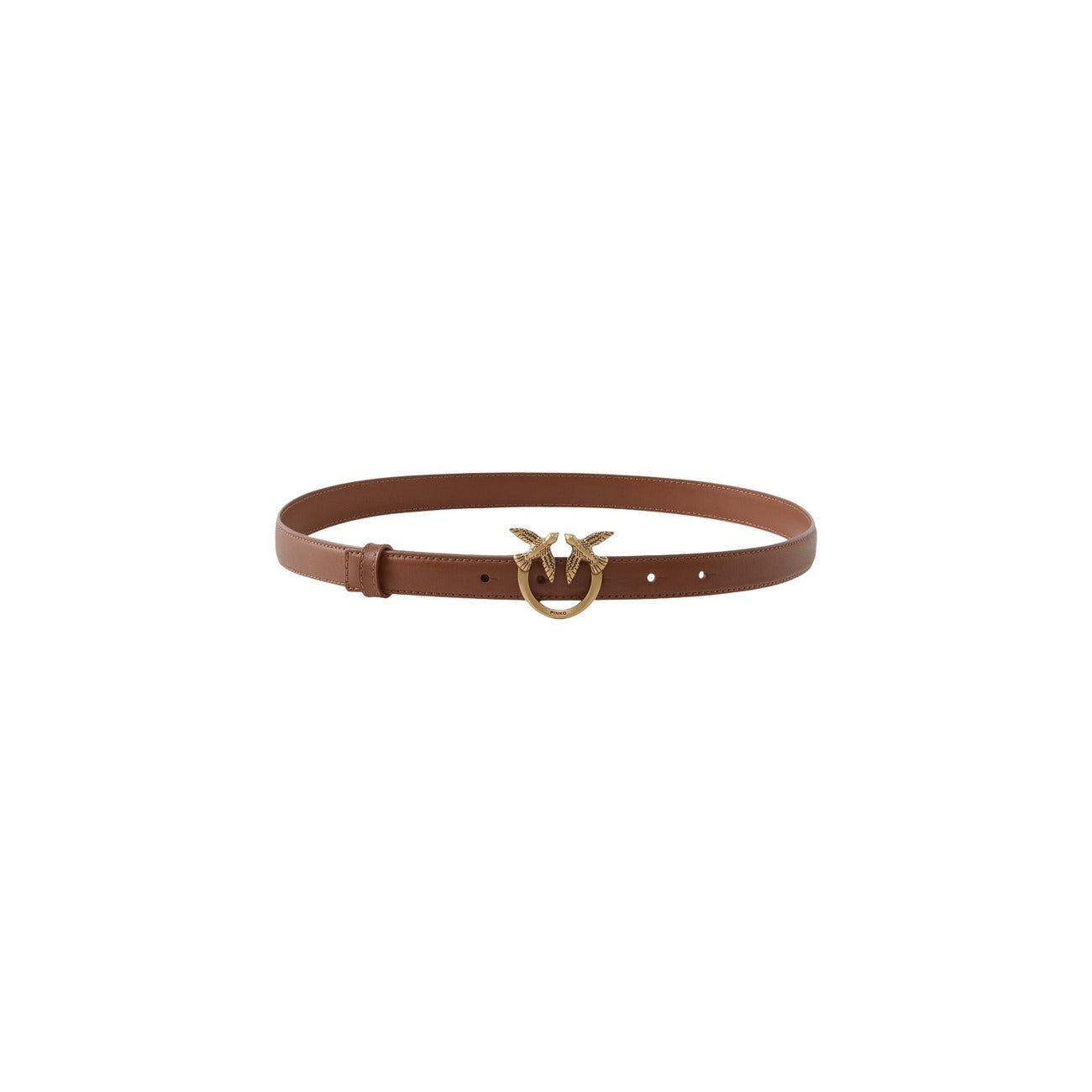 Pinko women's leather belt – Beige