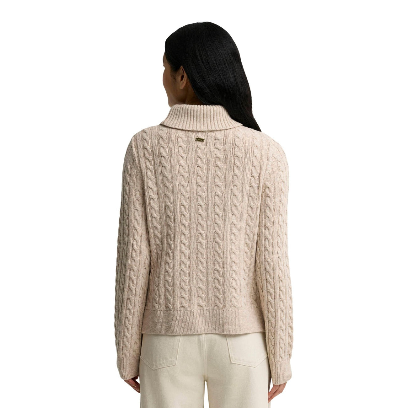 Barbour women's wool & cotton jumper – Beige