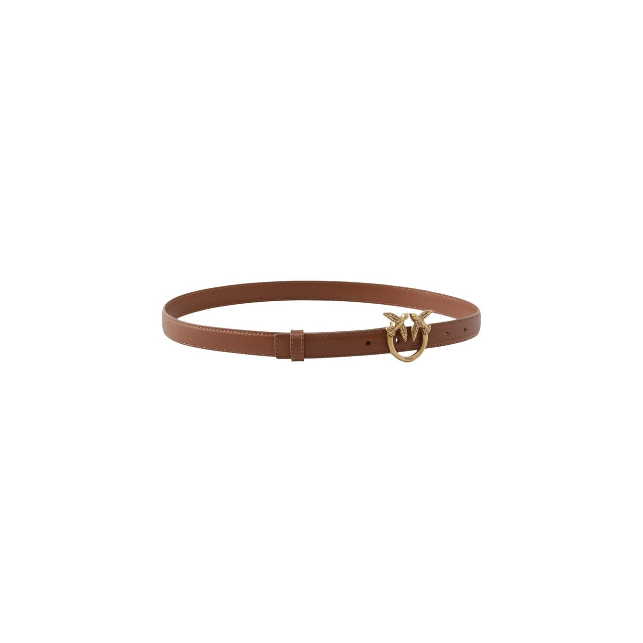 Pinko women's leather belt – Beige