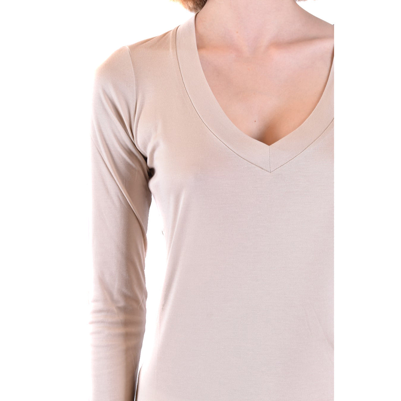 Women's Dondup modal and silk sweater - White