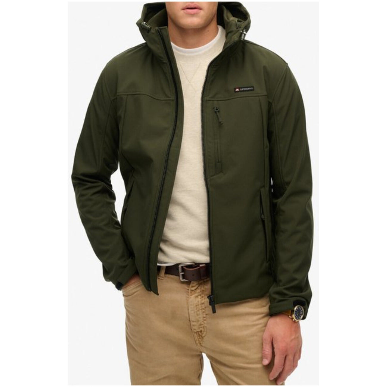 Men's Superdry Hooded Jacket – Green
