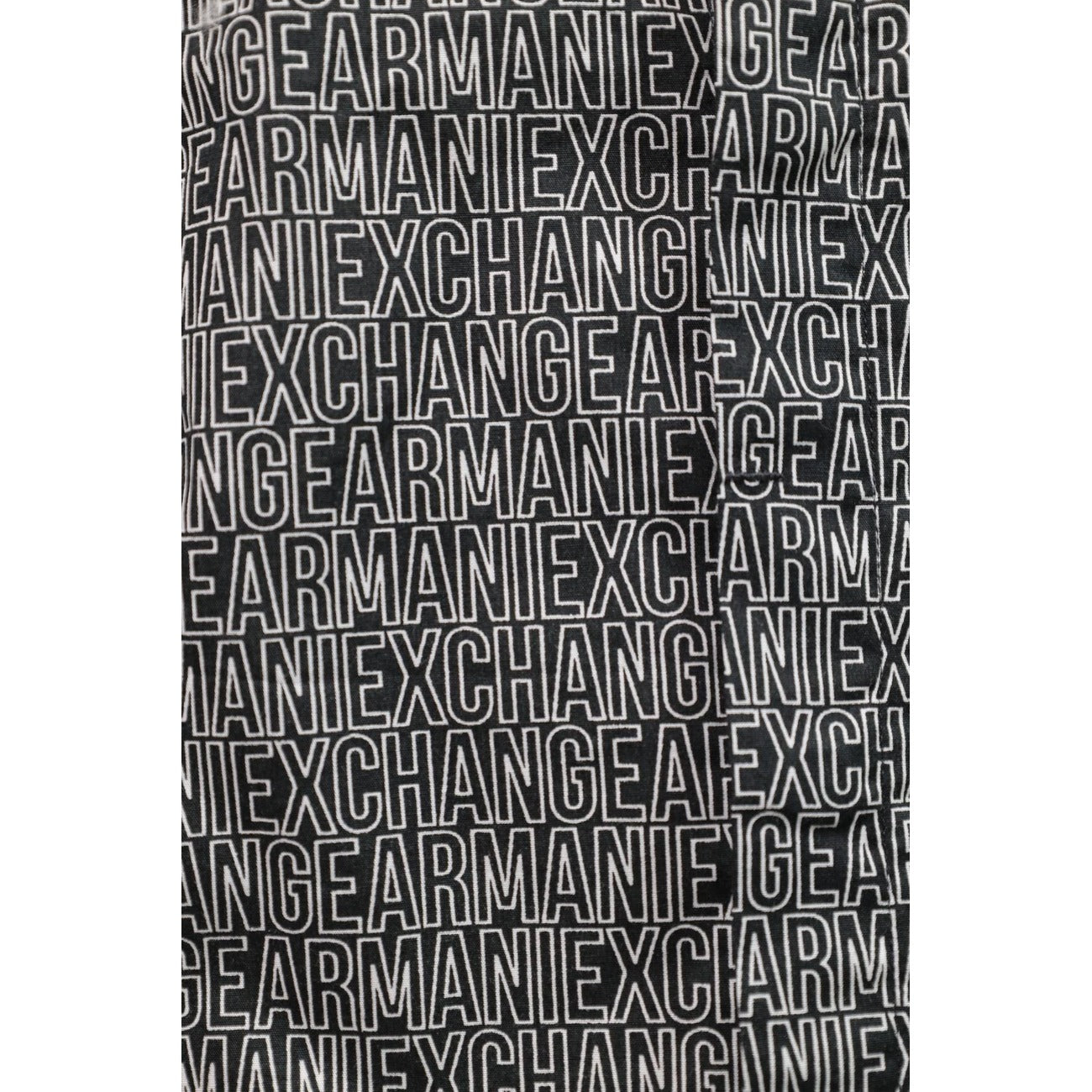 Men's black printed Armani Exchange shirt