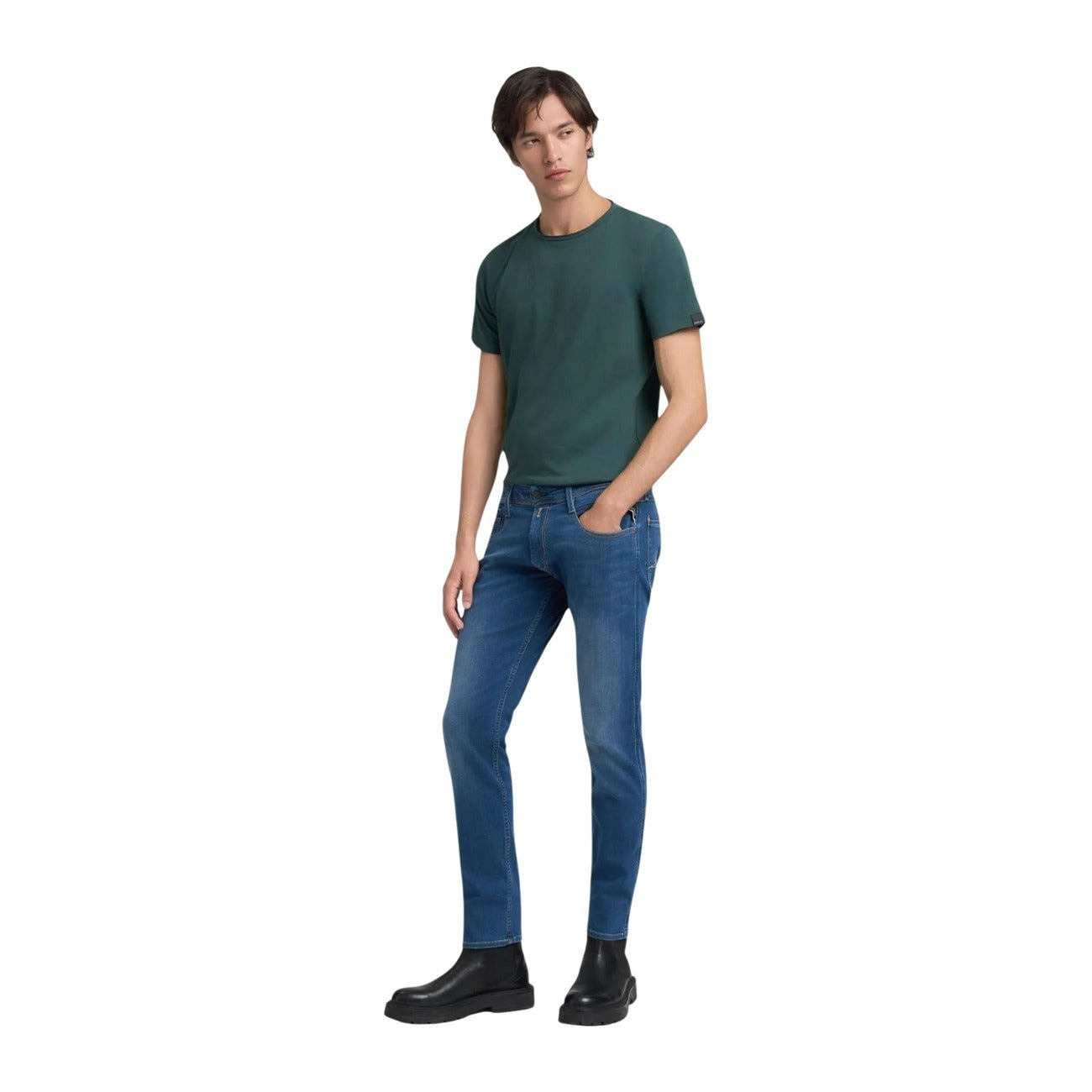 Replay Men's Stretch Cotton Jeans – Blue