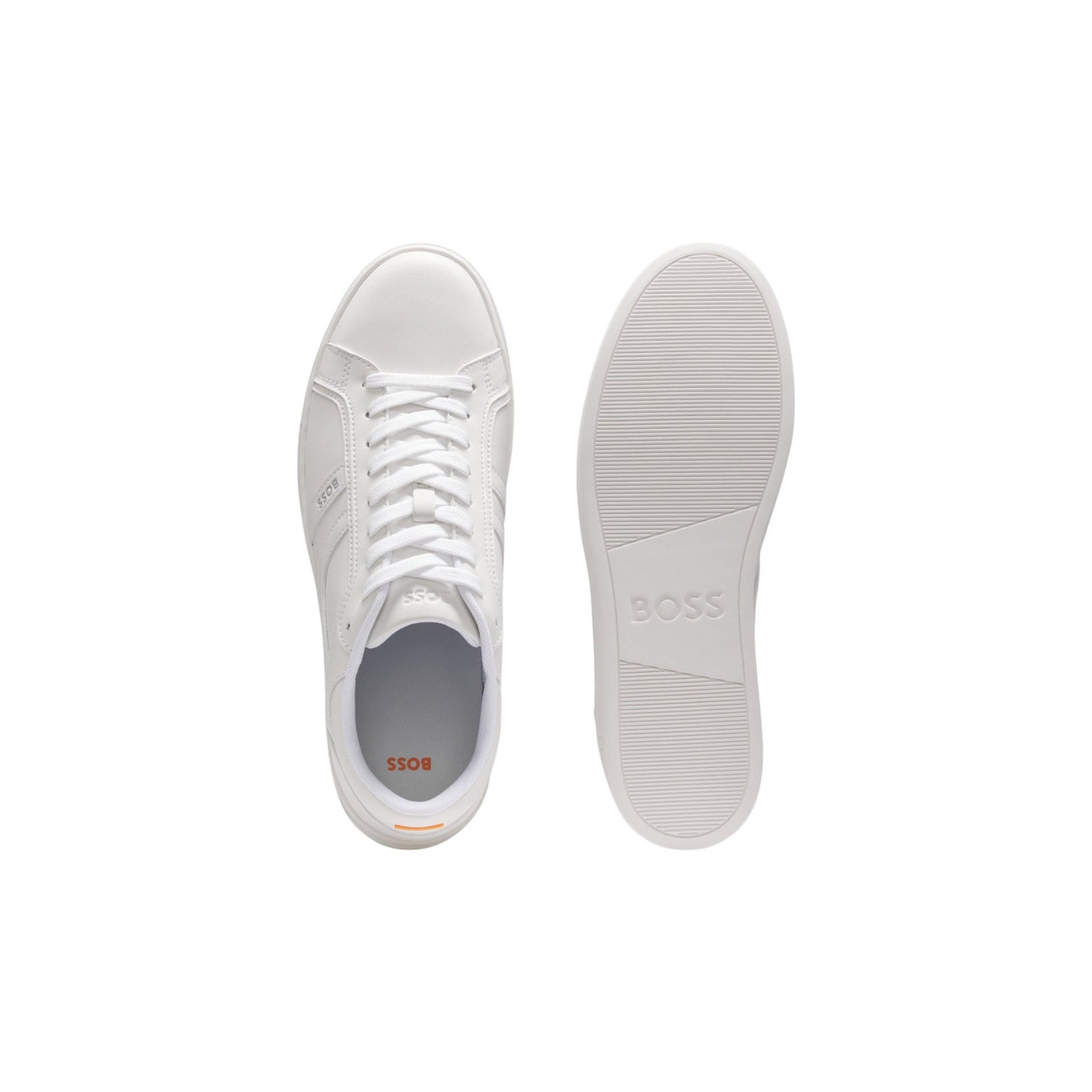 Men's Boss Trainers RHYS TENN PU – White