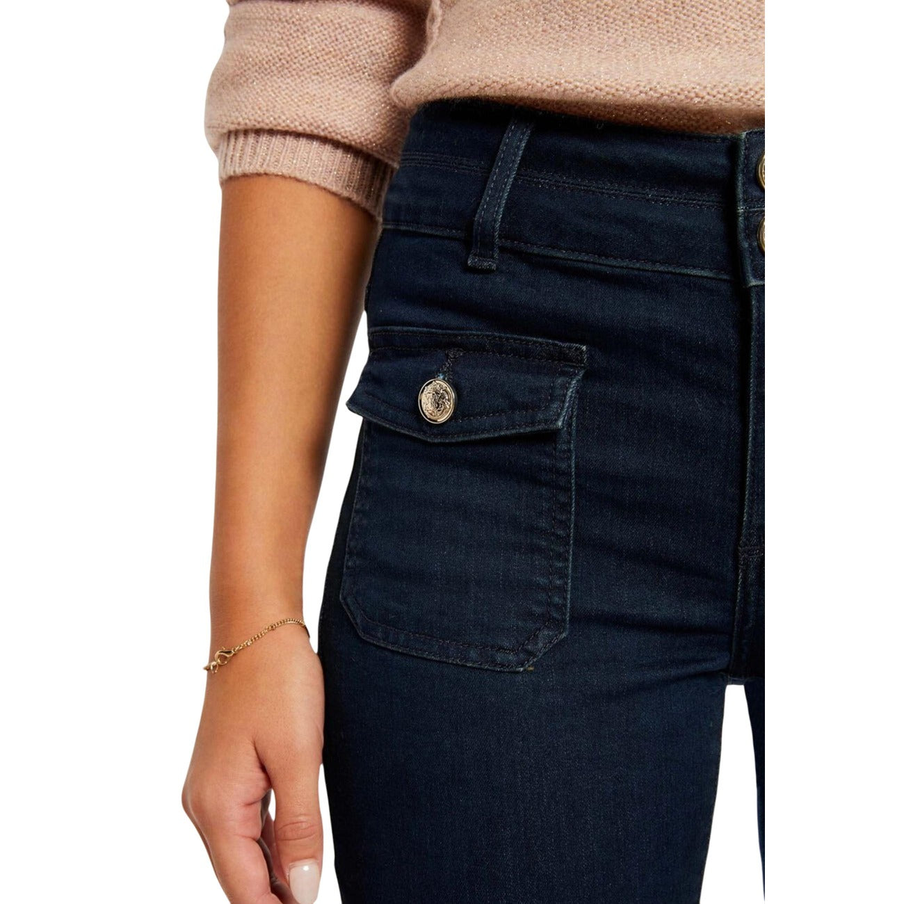 Morgan De Toi women's blue jeans