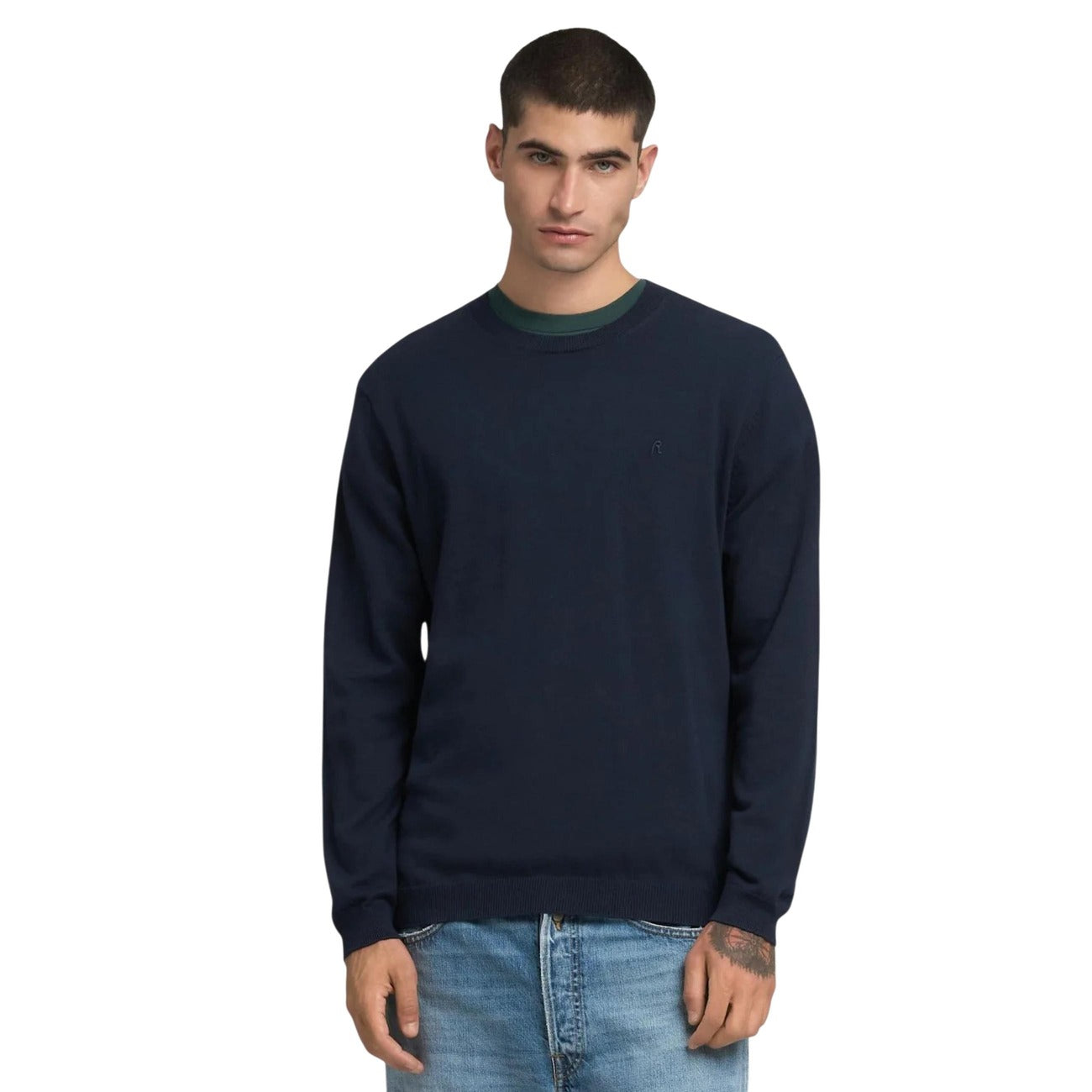 Pull homme Replay en coton – Bleu