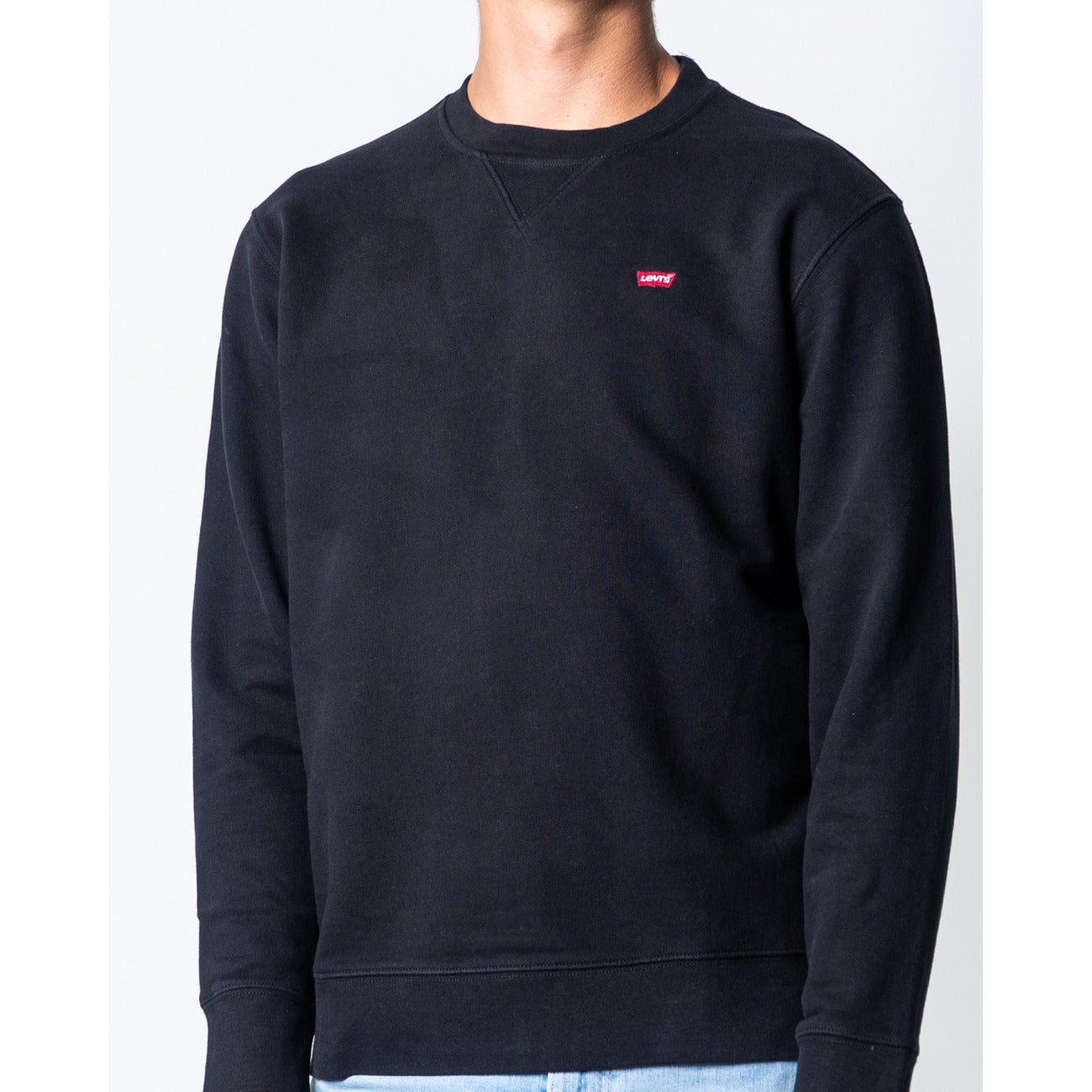 Levi's Men's Cotton Sweatshirt – Black