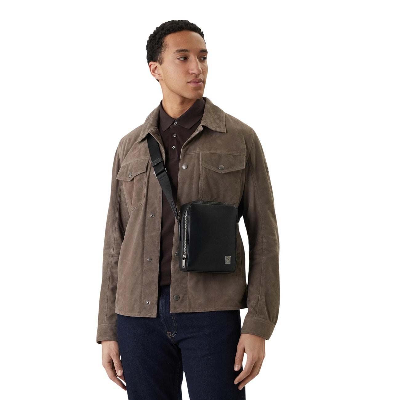 Calvin Klein Men's Crossbody Bag – Black