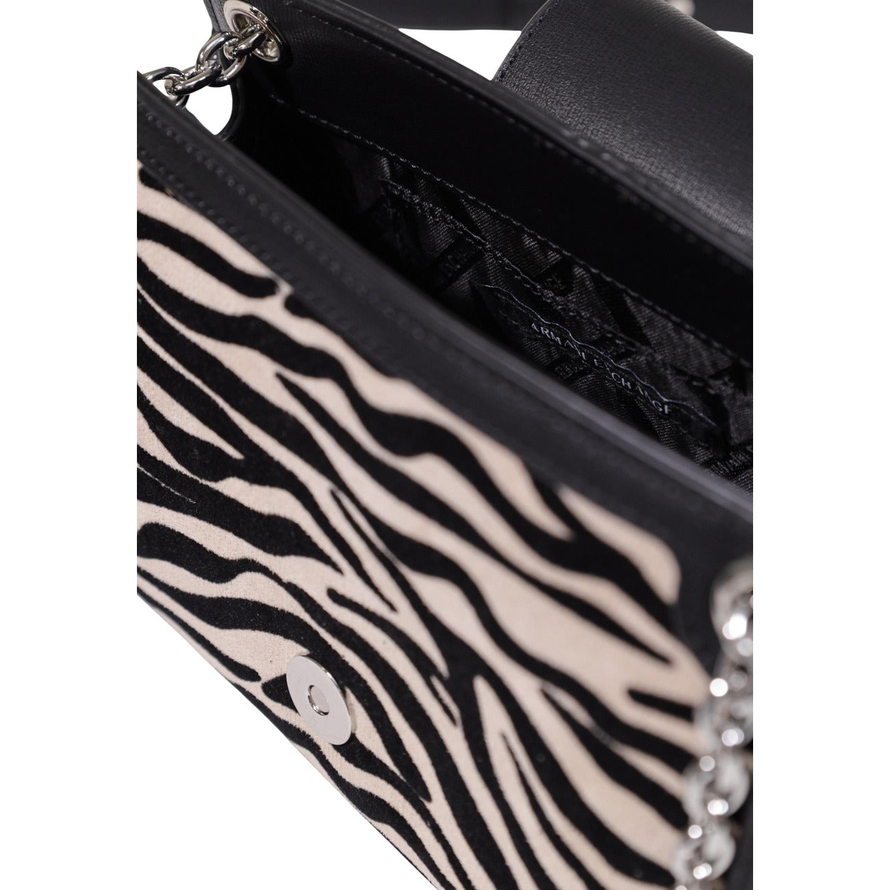Women's black Armani Exchange crossbody bag