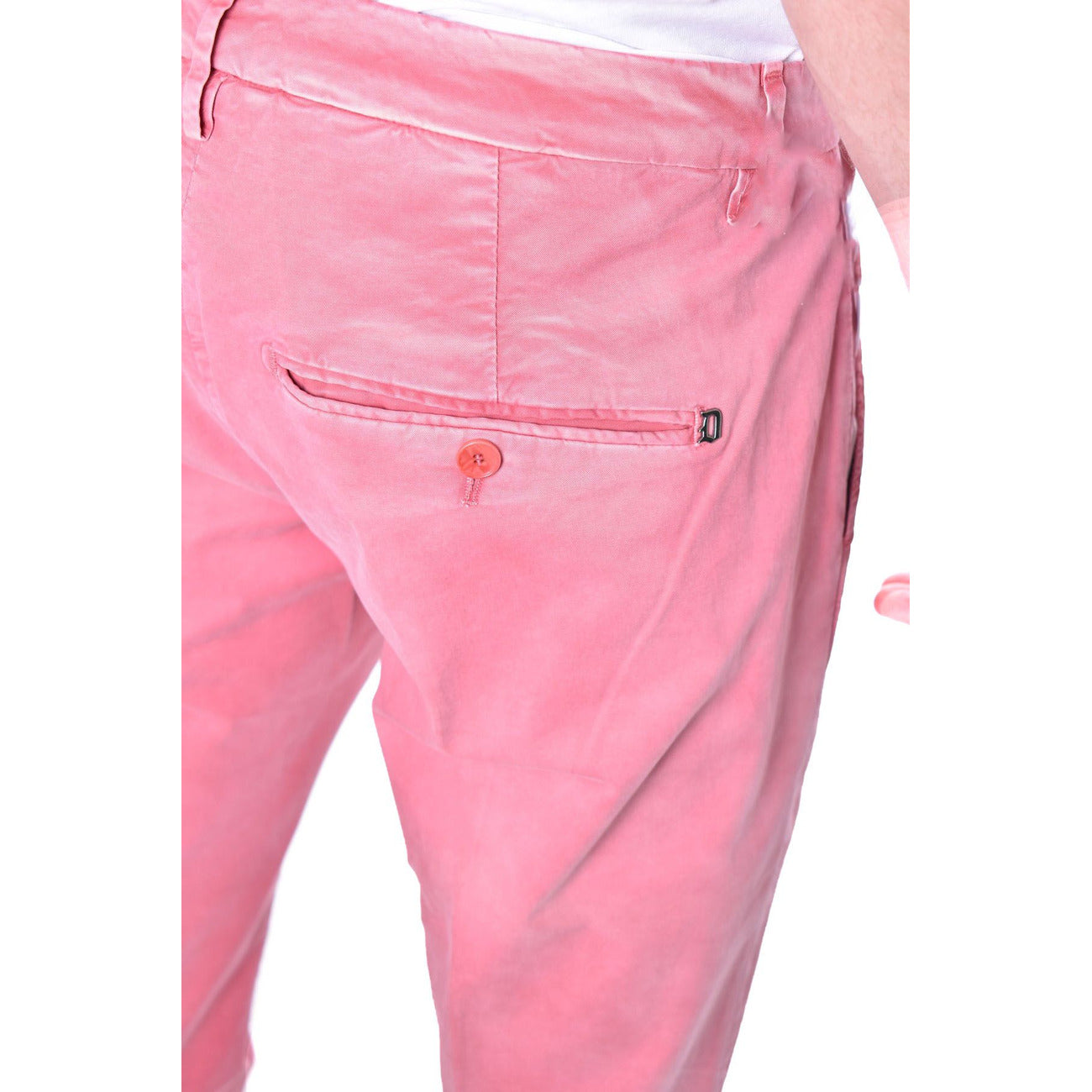 Men's Dondup cotton trousers – Pink