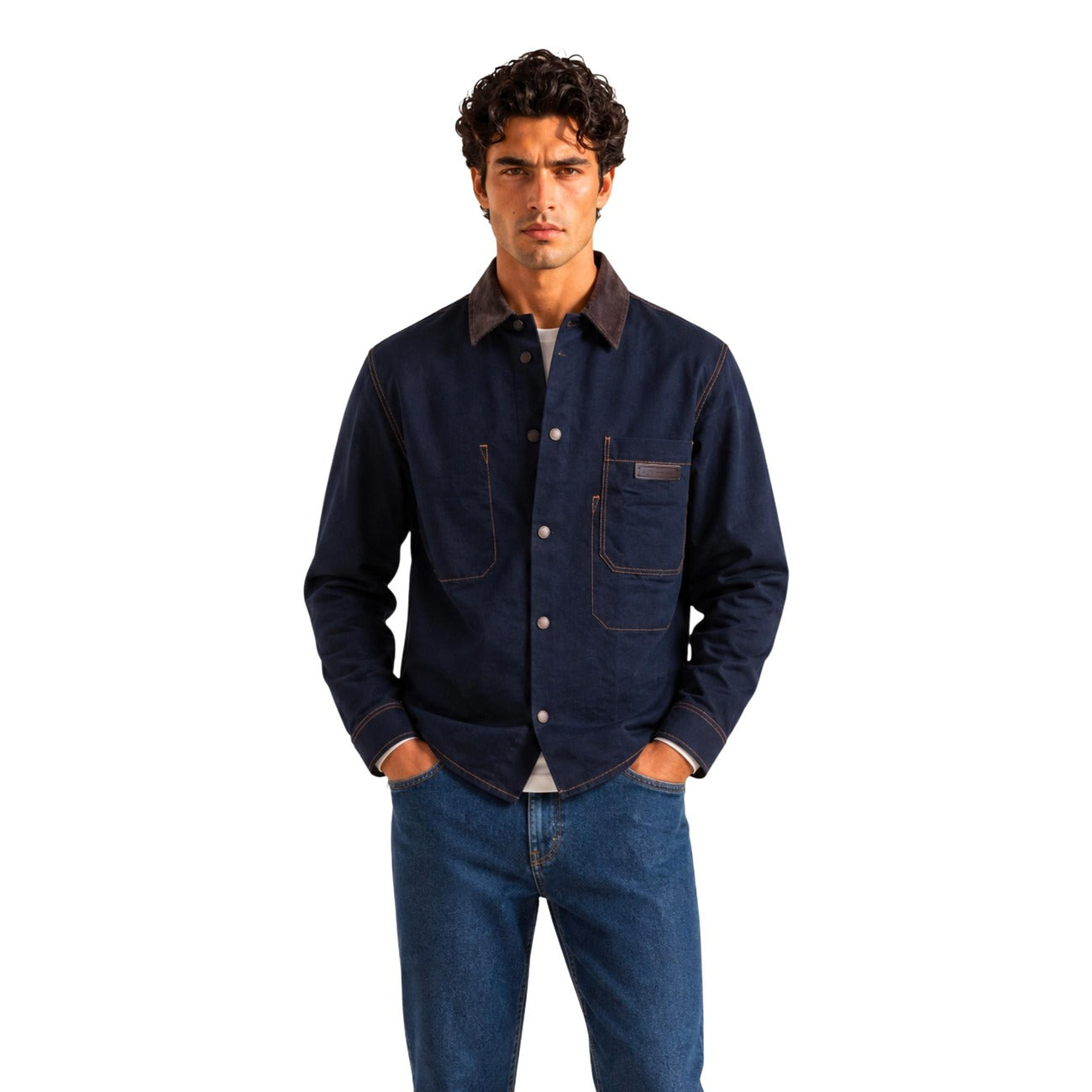 Men's blue Armani Exchange shirt