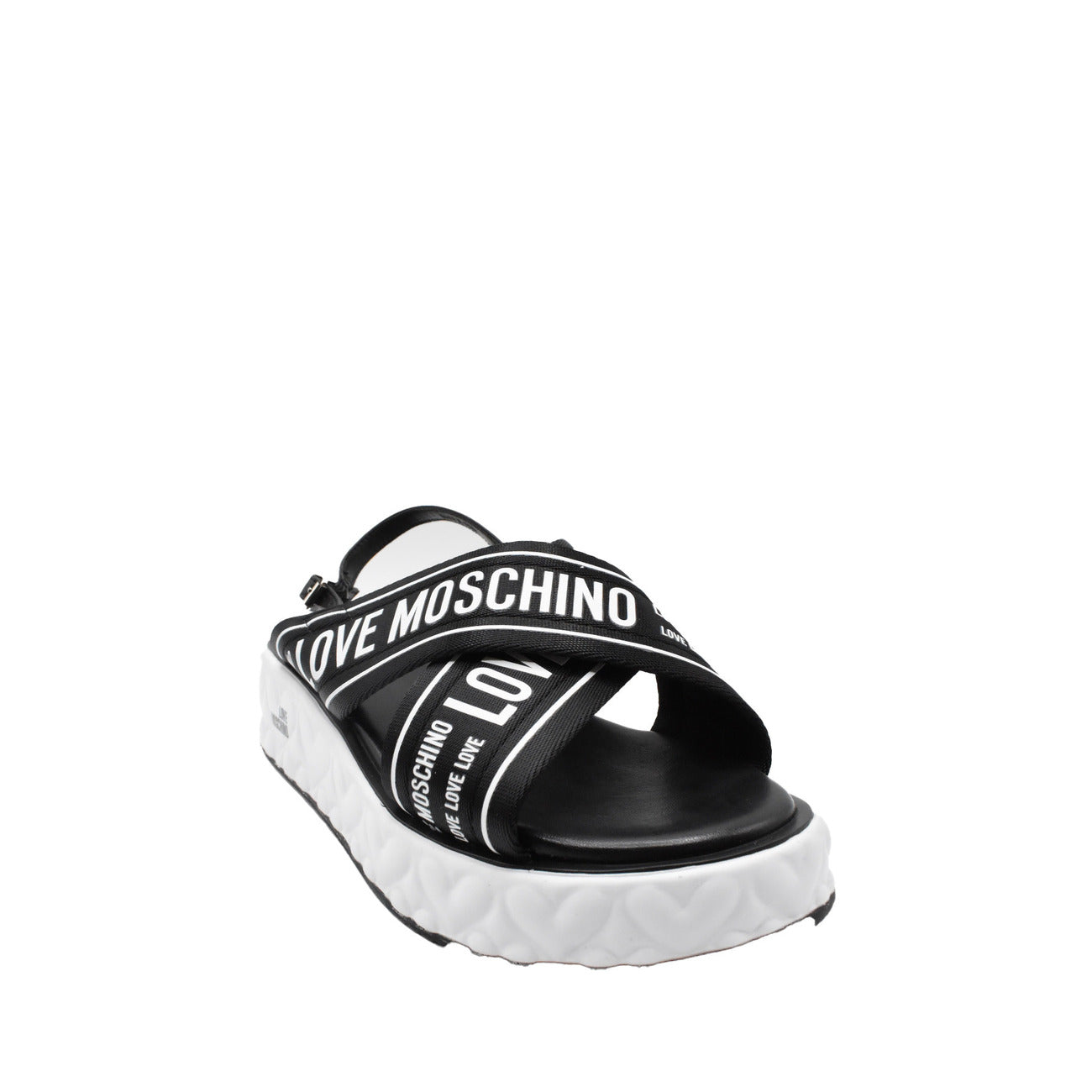 Sandales femme noires Love Moschino