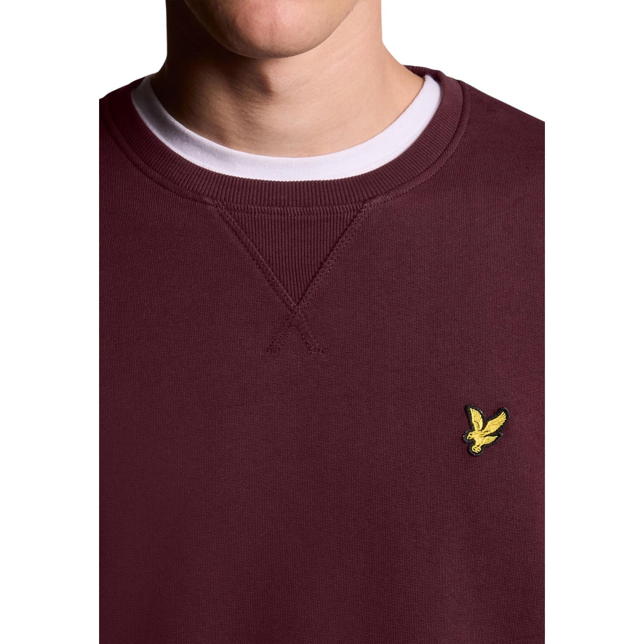 Men's burgundy sweatshirt Lyle & Scott