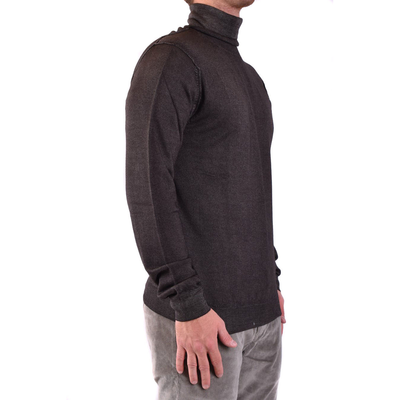Peuterey men's high-neck wool sweater – Blue