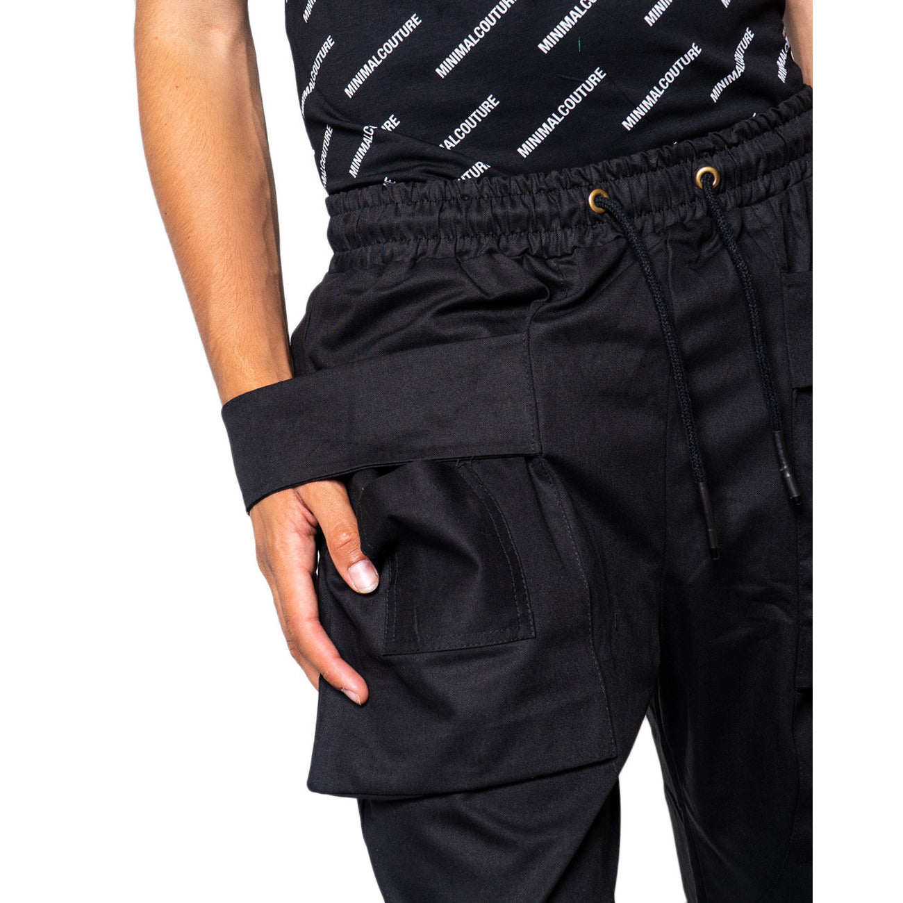 Men's black Bermuda shorts Minimal