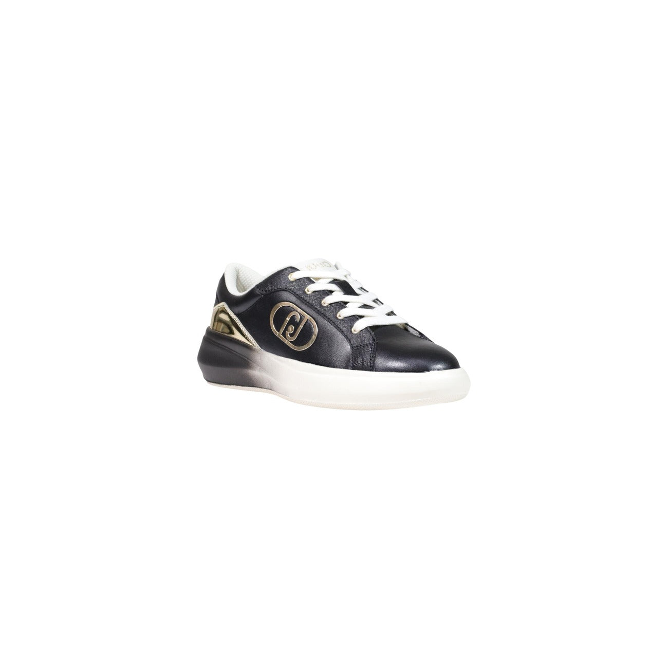 Liu Jo black leather women's sneakers