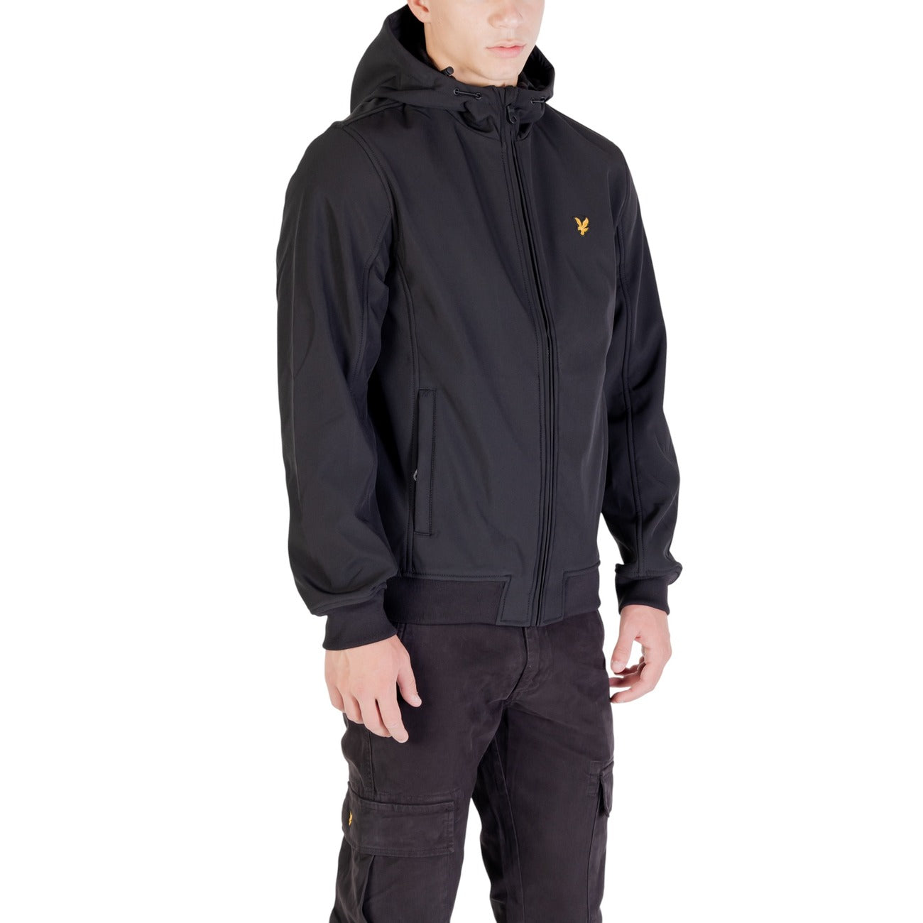 Men's Lyle & Scott Hooded Jacket – Black