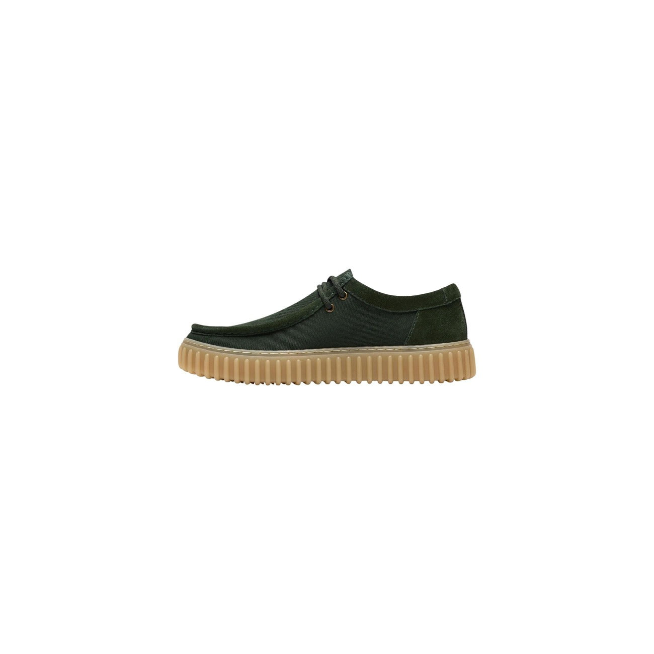 Chaussures basses homme Clarks à lacets – Vert