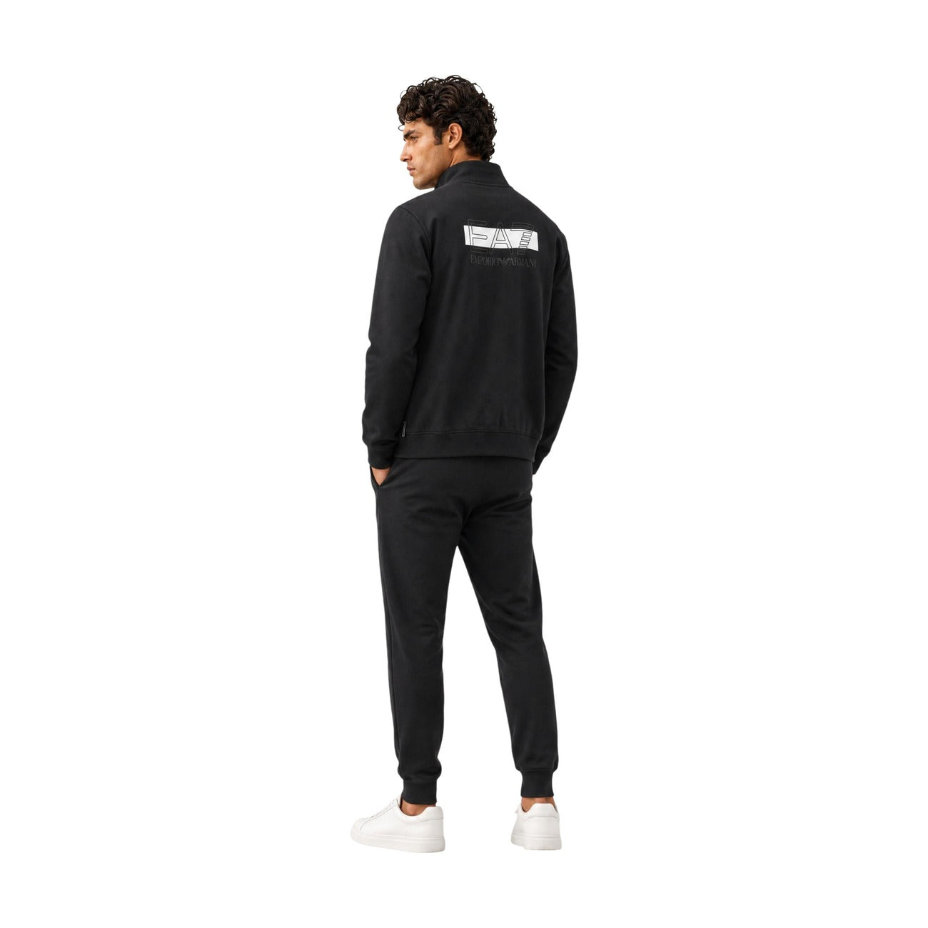 Men's black tracksuit EA7