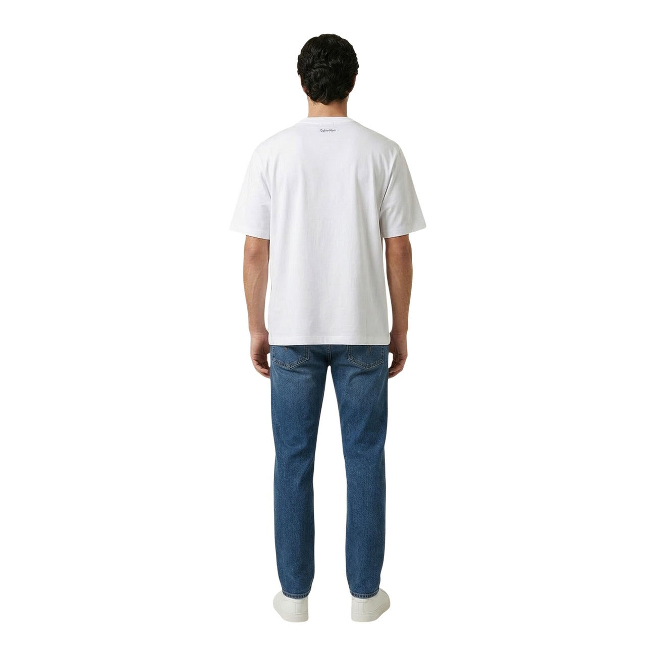 Men's Calvin Klein Jeans printed T-shirt – White
