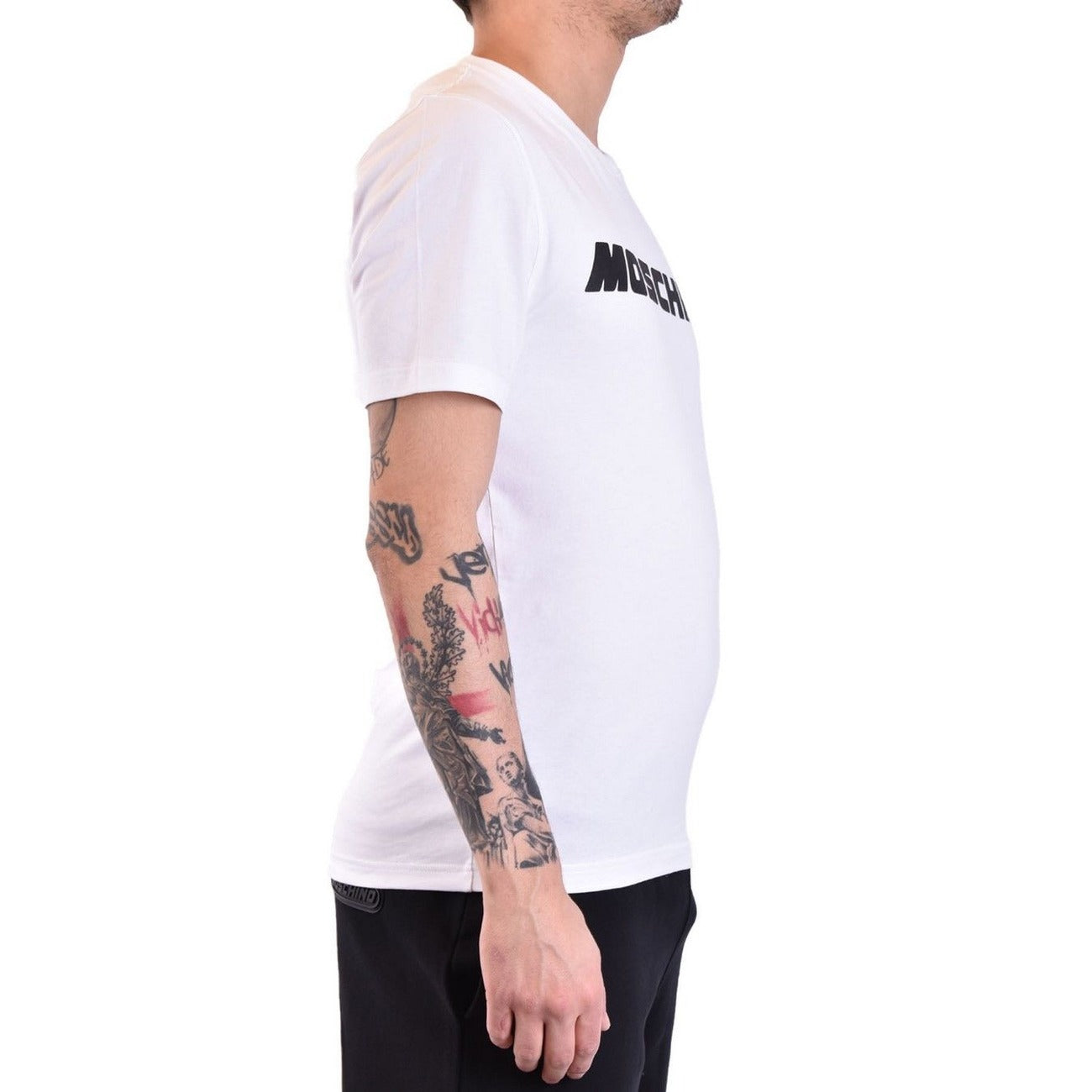T-shirt homme Moschino imprimé en coton – Blanc