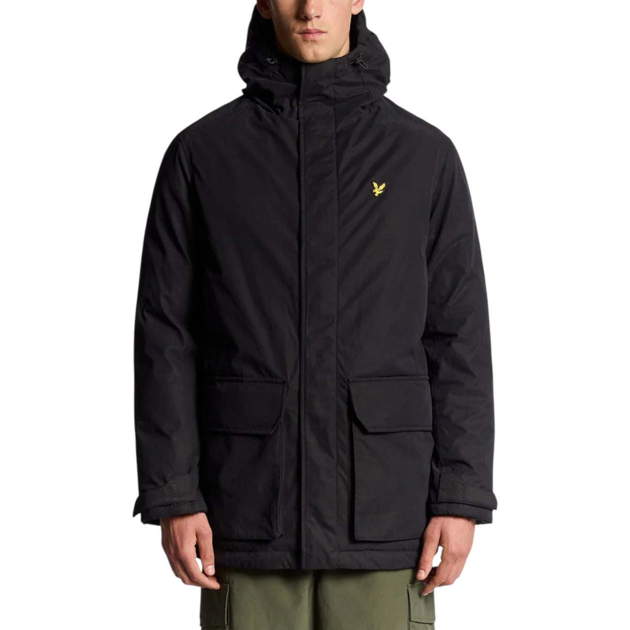Lyle & Scott Men's Hooded Parka – Black